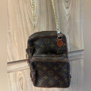 Auth Louis Vuitton Amazon Monogram Mini Bag Vintage